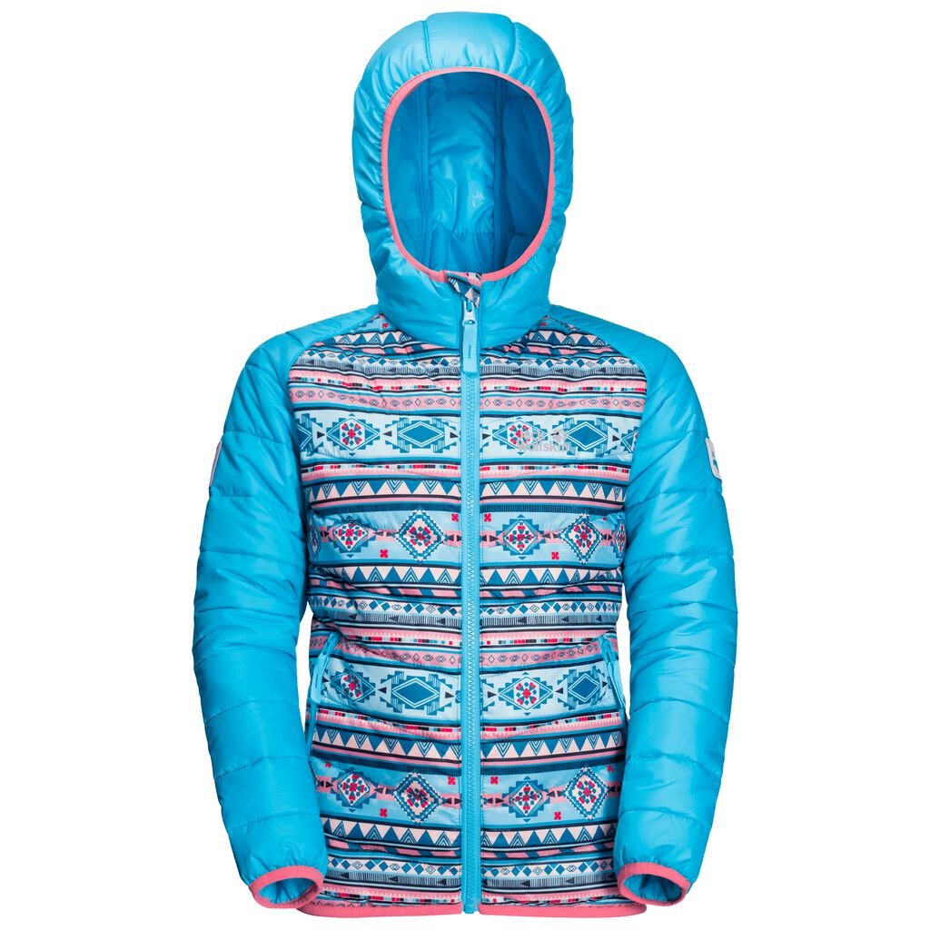 Jack Wolfskin ZENON PRINT Vestes Enfant Turquoise/Bleu - XIYRDMP-58